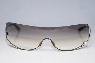 CHANEL Boxed Womens Designer Sunglasses Black Shield 4077 C142/8G 16045