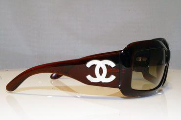 CHANEL Womens Designer Sunglasses Brown Wrap Mother of Pear 5076-H 538/13 17290