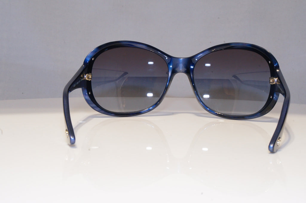 BVLGARI Womens Diamante Designer Sunglasses Blue Butterfly 8058-B 5106/8G 20557