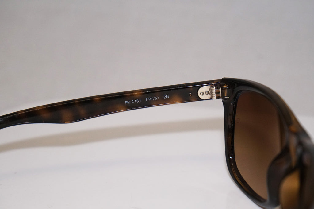 RAY-BAN Mens Designer Sunglasses Brown Square RB 4181 710/51 14821