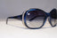 BVLGARI Womens Diamante Designer Sunglasses Blue Butterfly 8058-B 5106/8G 20557