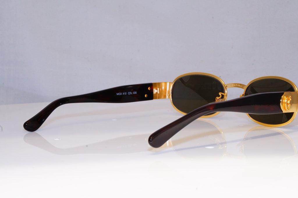 GIANNI VERSACE Mens Womens Vintage Designer Sunglasses Gold MOD X12 030 19387