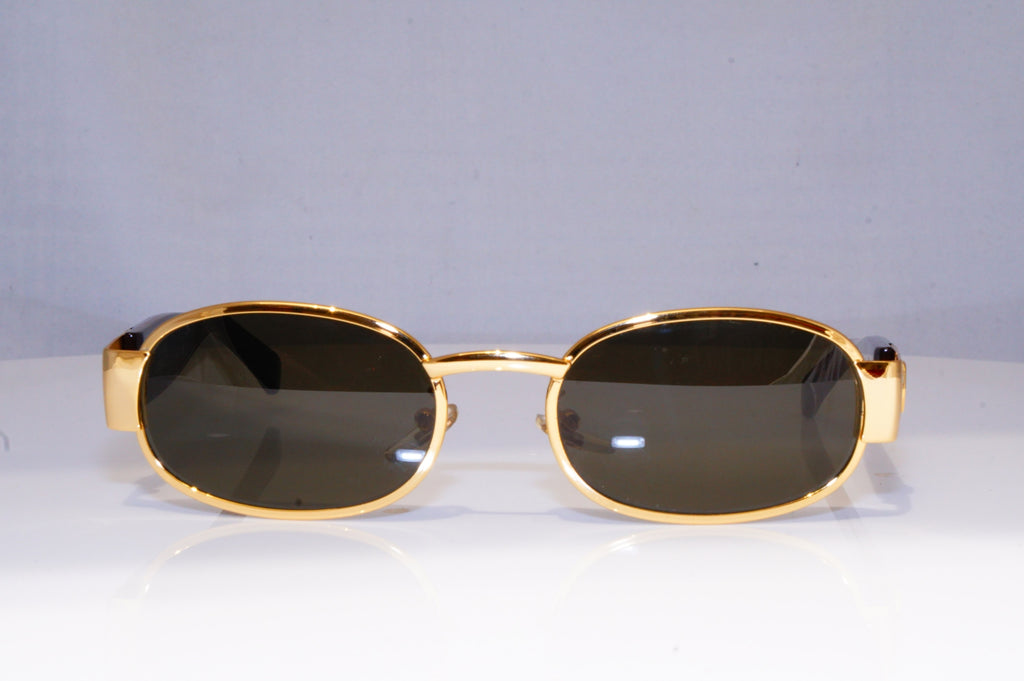 GIANNI VERSACE Mens Womens Vintage Designer Sunglasses Gold Medusa MOD 488 19386