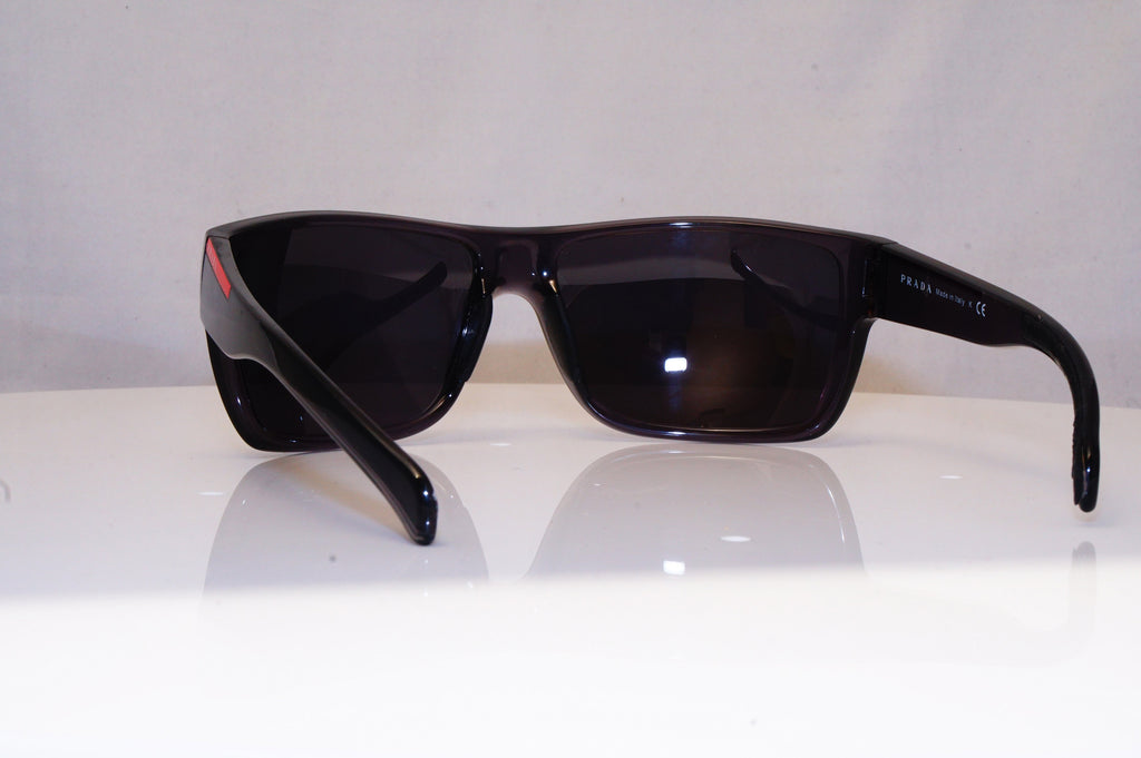 PRADA Mens Designer Sunglasses Grey Wrap SPS 03L 2AS-3M1 16416