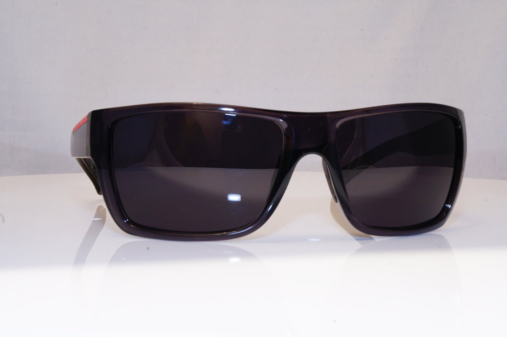 PRADA Mens Designer Sunglasses Grey Wrap SPS 03L 2AS-3M1 16416