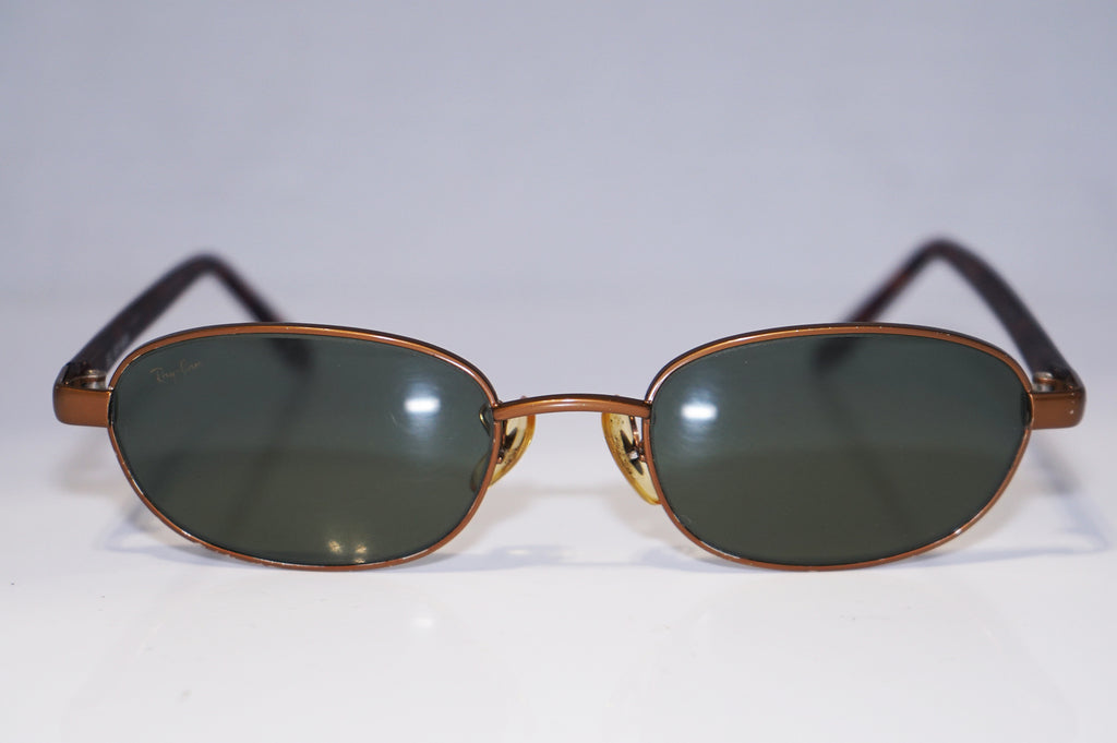RAY-BAN 1990 Vintage Mens Designer Sunglasses Brown Rectangle W2961 POAWC 15981