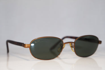 RAY-BAN 1990 Vintage Mens Designer Sunglasses Brown Rectangle W2961 POAWC 15981