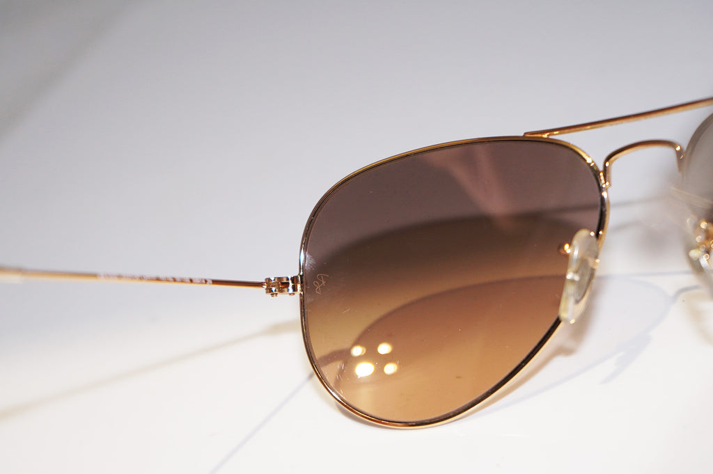 RAY-BAN Mens Designer Sunglasses Gold Aviator RB 3025 001/35 14846