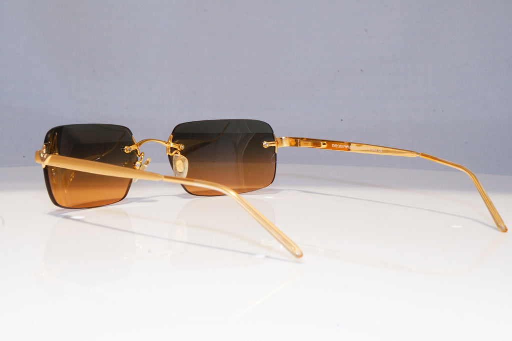 EMPORIO ARMANI Mens Womens Vintage Designer Sunglasses Gold 163-S 773/18 20555