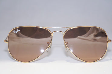 RAY-BAN Mens Designer Sunglasses Gold Aviator RB 3025 001/35 14846