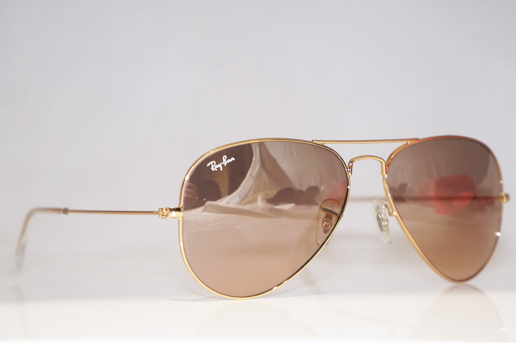 RAY-BAN Mens Designer Sunglasses Gold Aviator RB 3025 001/35 14846