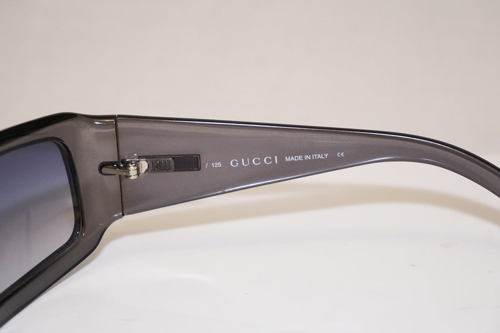 GUCCI Vintage Womens Designer Sunglasses Grey Rectangle GG 1403 T7U 14800