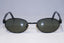 DOLCE & GABBANA 1990 Vintage Mens Designer Sunglasses Black Oval DG 145S 15929