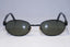 DOLCE & GABBANA 1990 Vintage Mens Designer Sunglasses Black Oval DG 145S 15929