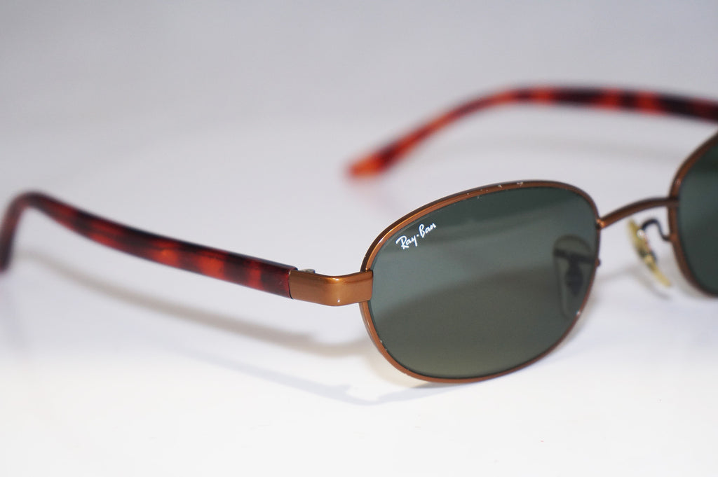 RAY-BAN 1990 Vintage Mens Designer Sunglasses Brown Oval W2961 B&L 14869