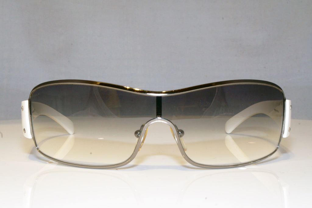 PRADA Mens Designer Sunglasses White Shield SPS 52E 4AO-5D1 17266