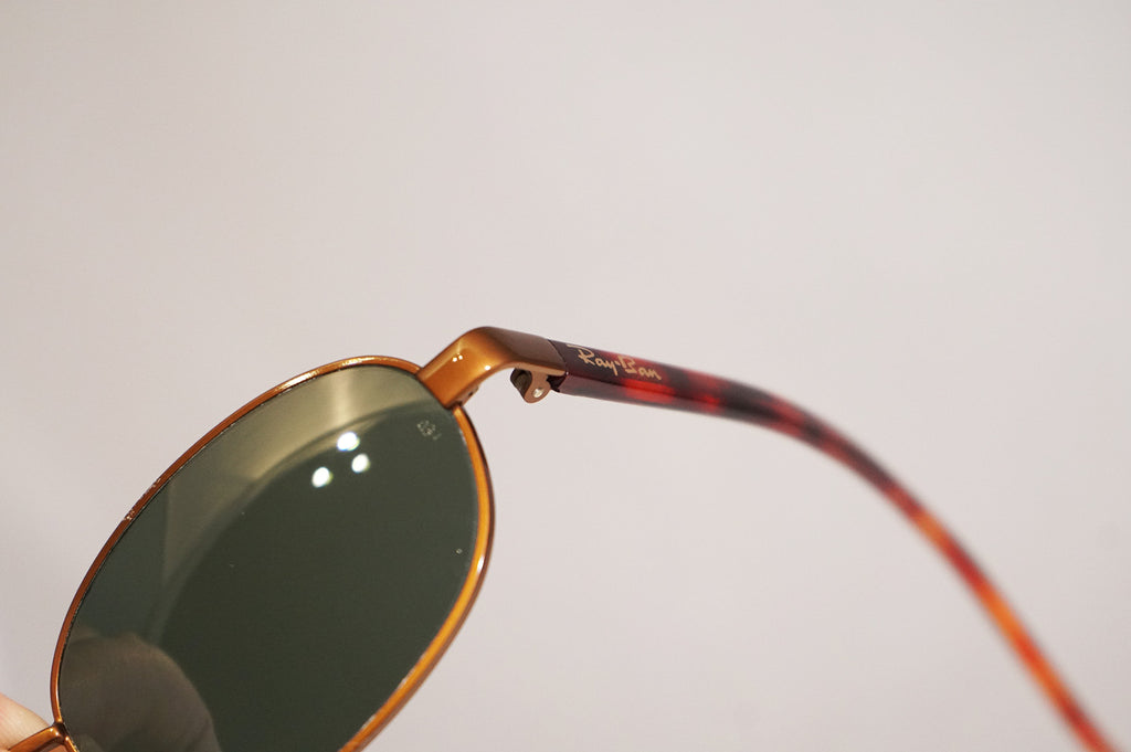 RAY-BAN 1990 Vintage Mens Designer Sunglasses Brown Oval W2961 B&L 14869