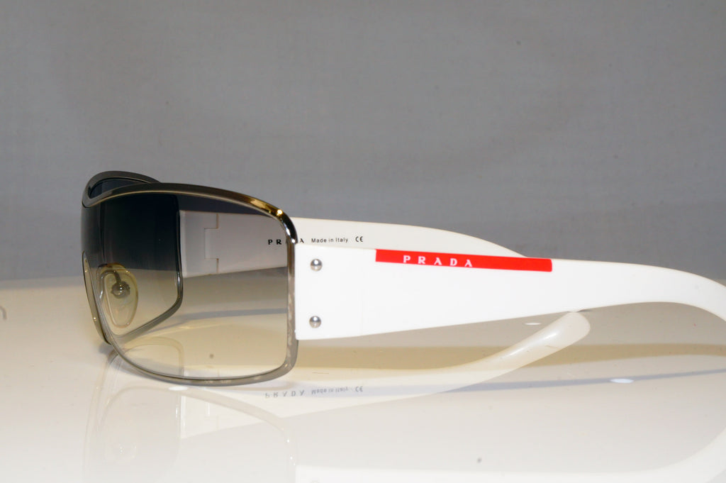 PRADA Mens Designer Sunglasses White Shield SPS 52E 4AO-5D1 17266