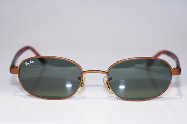 RAY-BAN 1990 Vintage Mens Designer Sunglasses Brown Oval W2961 B&L 14869