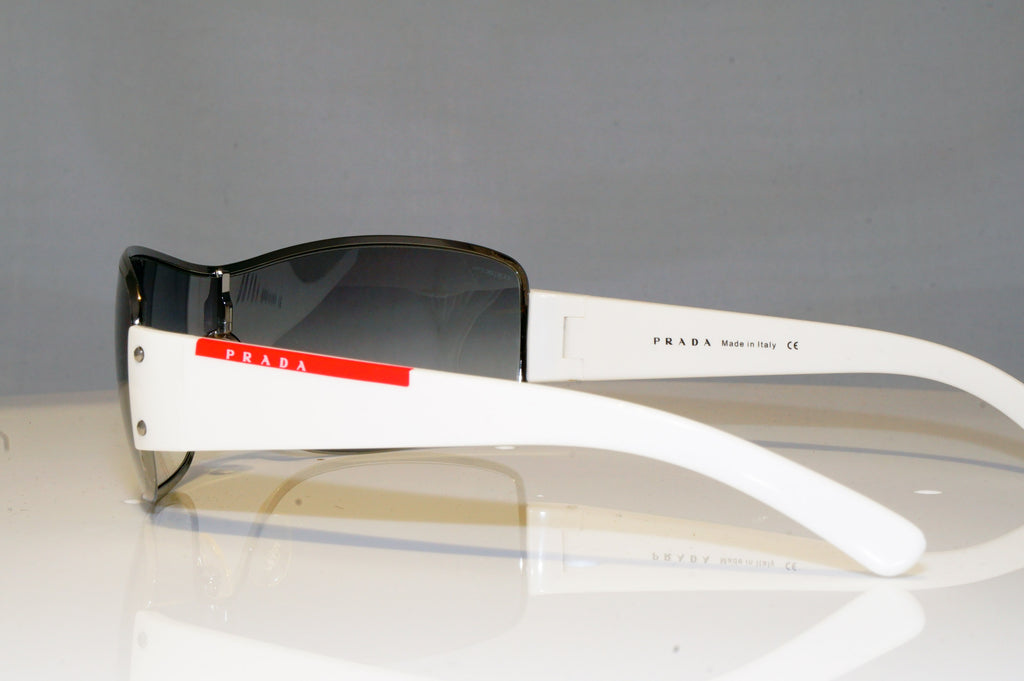 PRADA Mens Designer Sunglasses White Shield SPS 52E 4AO-5D1 17266