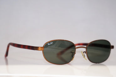 RAY-BAN 1990 Vintage Mens Designer Sunglasses Brown Oval W2961 B&L 14869