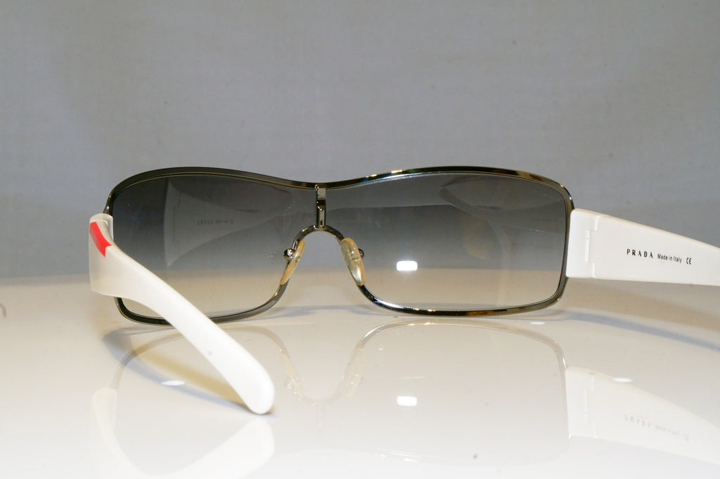 PRADA Mens Designer Sunglasses White Shield SPS 52E 4AO-5D1 17266