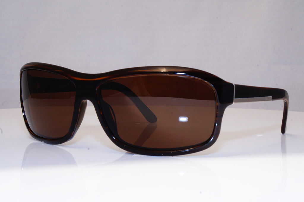PRADA Mens xDesigner Sunglasses Brown Wrap SPR 02I 7N6-8C1 17419