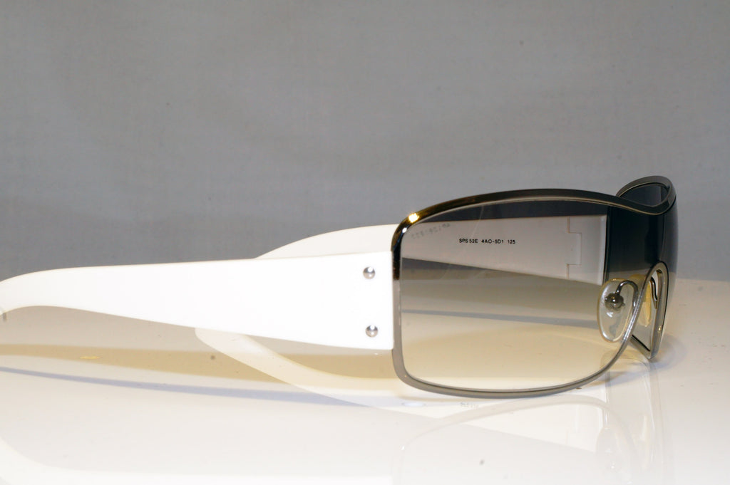PRADA Mens Designer Sunglasses White Shield SPS 52E 4AO-5D1 17266