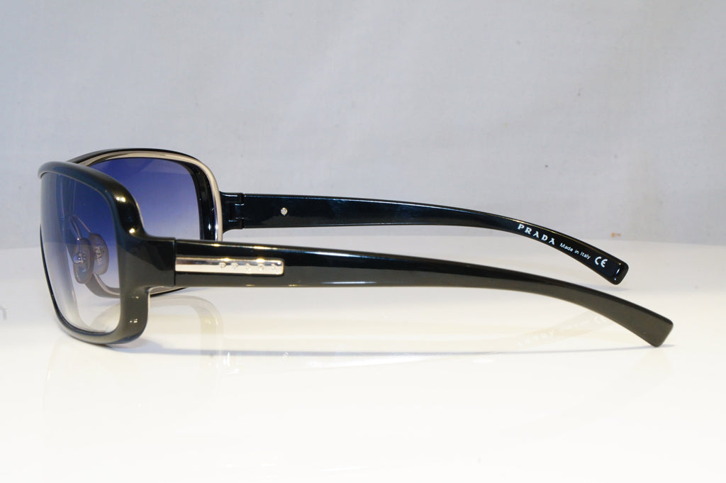 PRADA Mens Designer Sunglasses Black Shield SPR 10D 1AB-5D1 19474