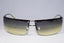 GUCCI 1990 Vintage Mens Designer Sunglasses Green Wrap GG 2653 L4E 15889