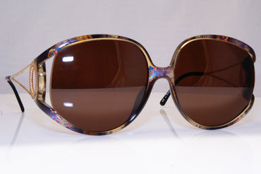 CHRISTIAN DIOR Womens Vintage 1990 Designer Sunglasses Gold Square 2757 50 16664