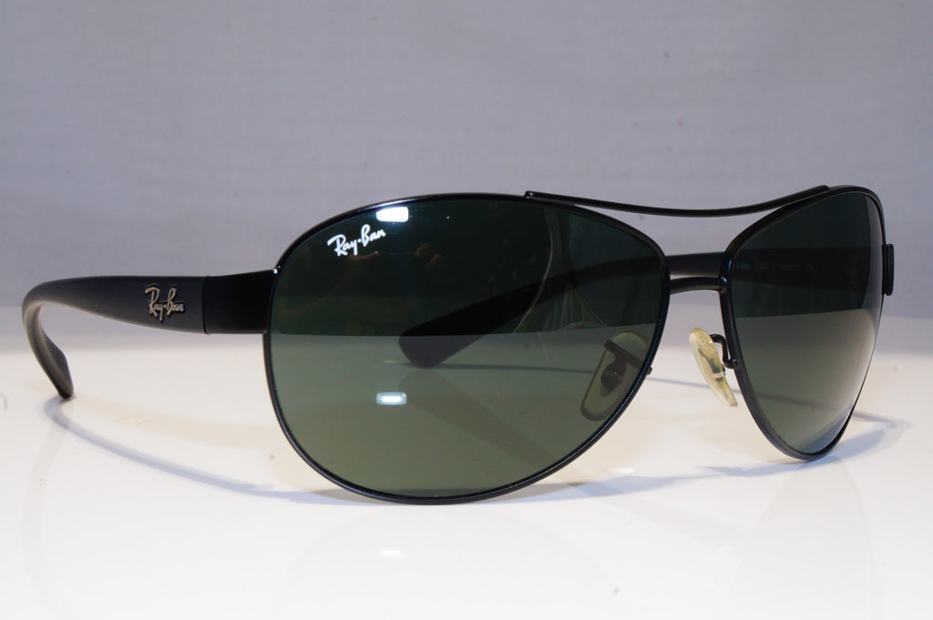 RAY-BAN Mens Designer Sunglasses Black Pilot RB 3386 006/71 20548