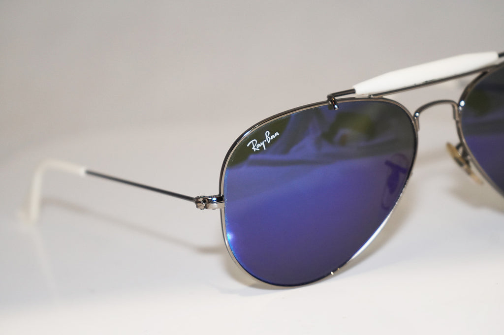 RAY-BAN Mens Designer Mirror Flash Sunglasses Aviator RB 3407 004/68 14892