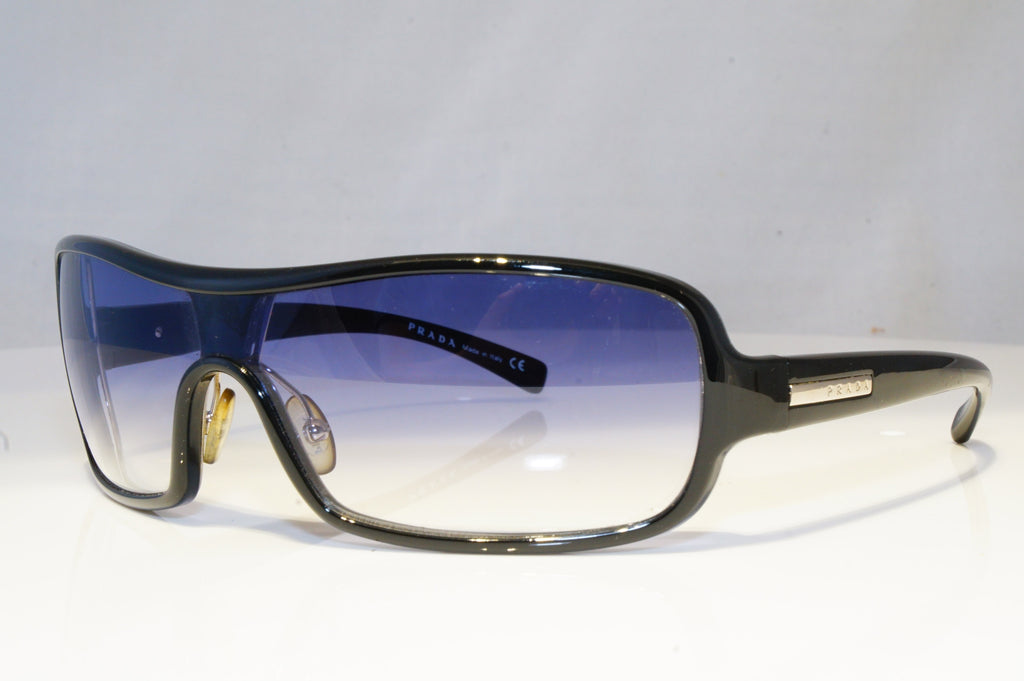 PRADA Mens Designer Sunglasses Black Shield SPR 10D 1AB-5D1 19474