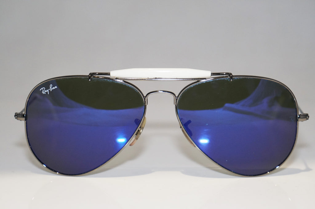 RAY-BAN Mens Designer Mirror Flash Sunglasses Aviator RB 3407 004/68 14892