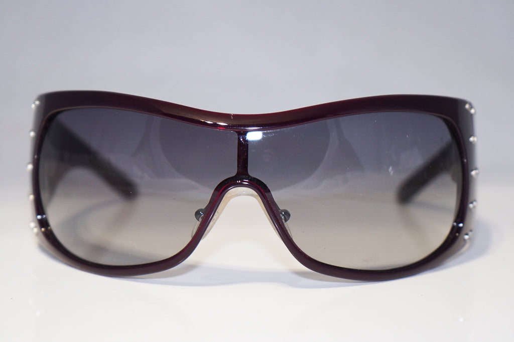 MARC JACOBS Womens Designer Sunglasses Burgundy Oversized Shield MJ 094 16048