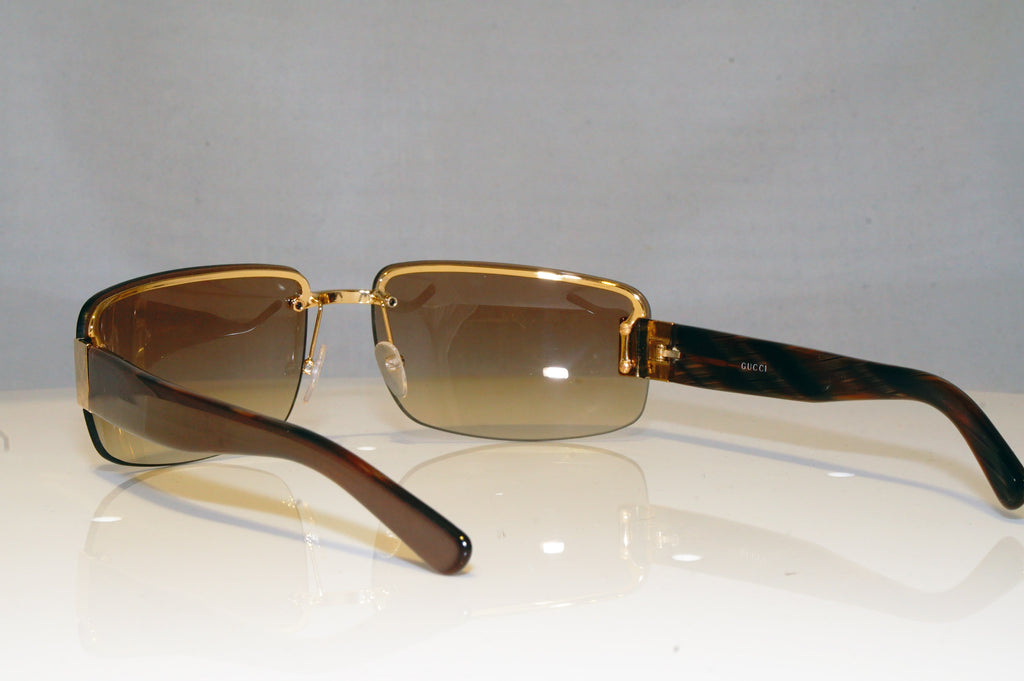 GUCCI Mens Womens Unisex Designer Sunglasses Brown Rectangle GG 1797 NQ5 17263