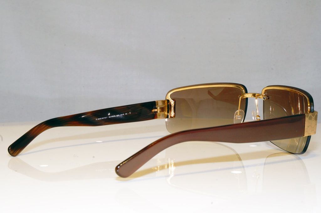 GUCCI Mens Womens Unisex Designer Sunglasses Brown Rectangle GG 1797 NQ5 17263