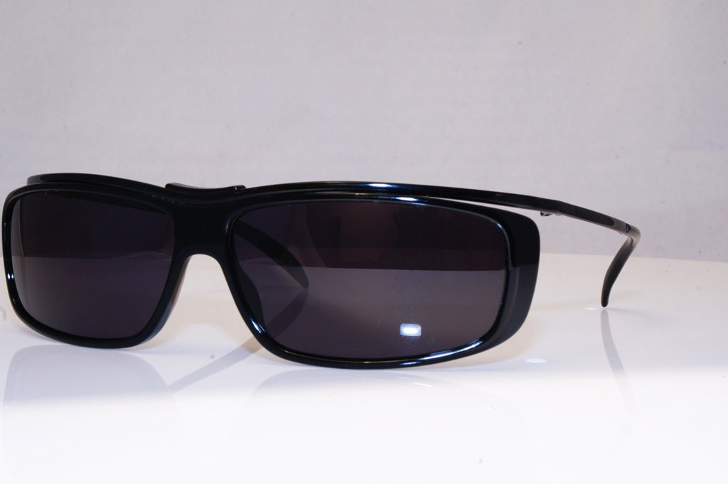 GUCCI Mens Vintage 1990 Designer Sunglasses Black Wrap GG 1420 807 16890