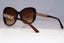 BVLGARI Womens Diamante Designer Sunglasses Brown Butterfly 8199 504/13 20547