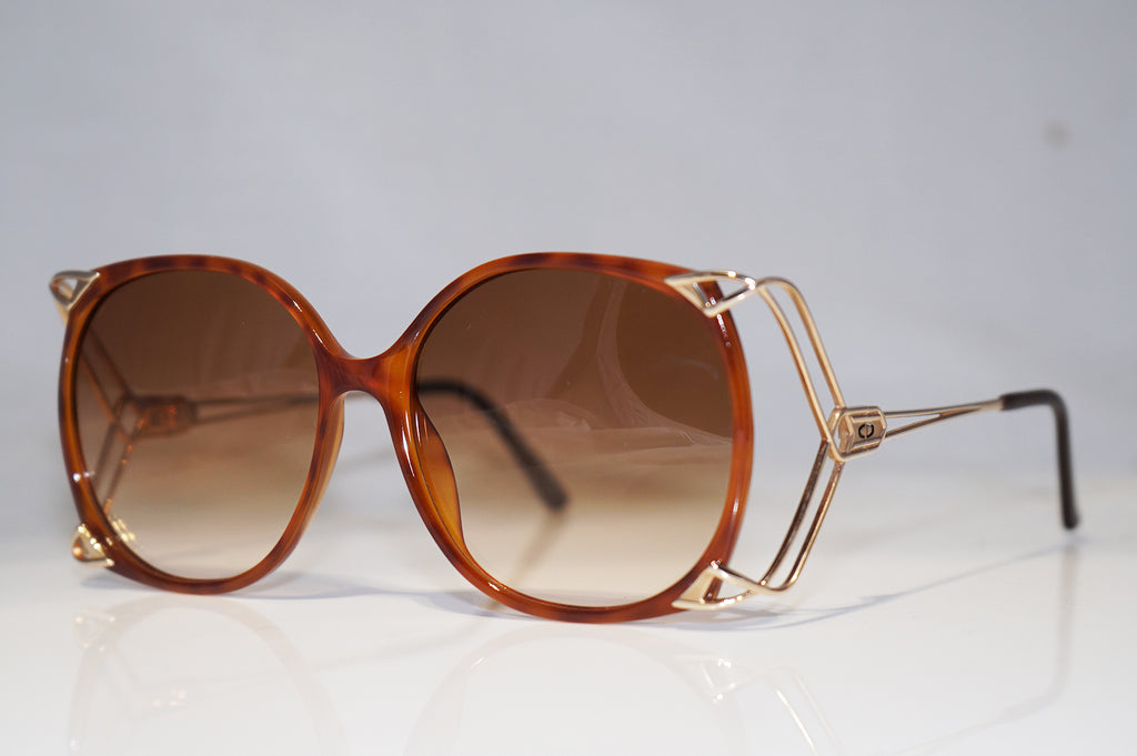 DIOR 1990 Vintage Mens Designer Sunglasses Gold Square 2616 10 15954