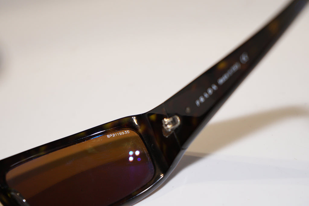 PRADA 1990 Vintage Mens Unisex Designer Sunglasses Brown SPR 02E 2AU-3N1 15990