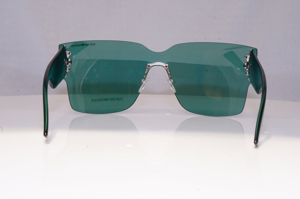 EMPORIO ARMANI Womens Designer Sunglasses Green Shield NEW EA 9894 MH6HJ 20550