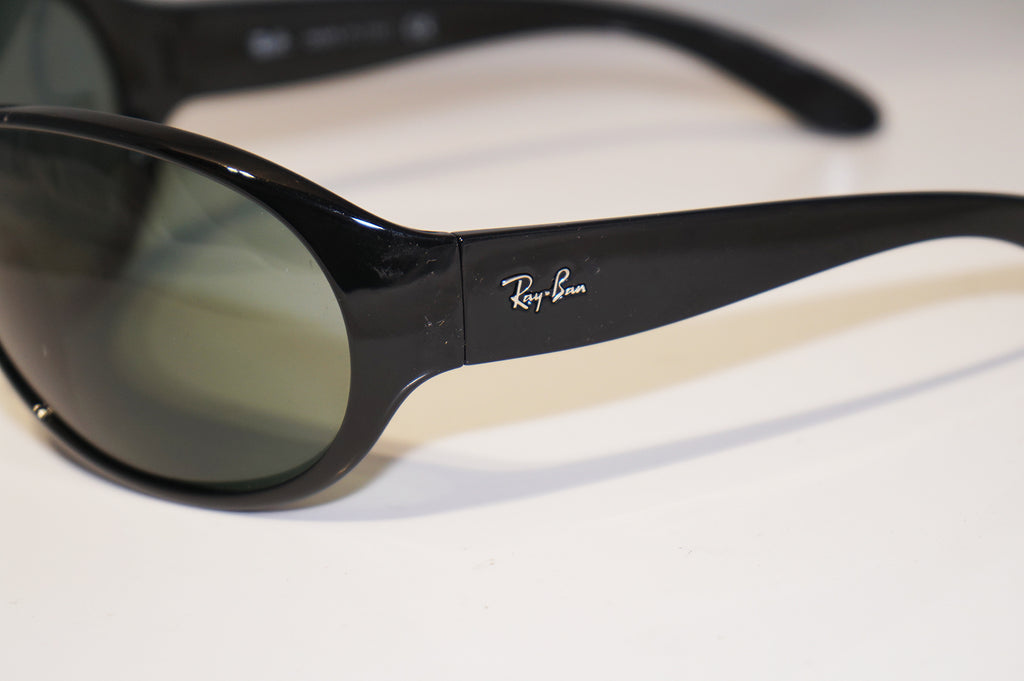 RAY-BAN Mens Unisex Designer Sunglasses Black Wrap RB 4081 601/71 16032