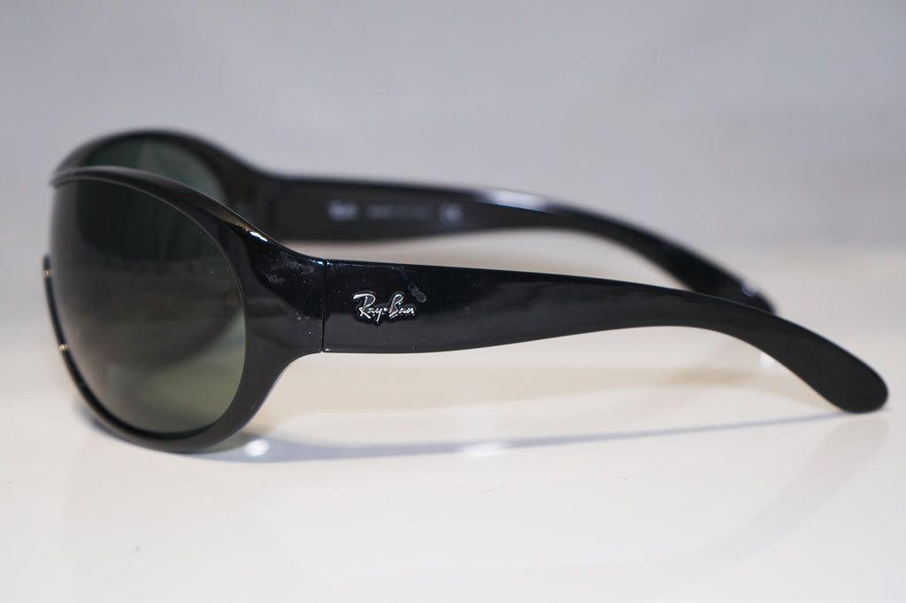 RAY-BAN Mens Unisex Designer Sunglasses Black Wrap RB 4081 601/71 16032