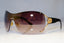 BVLGARI Womens Diamante Designer Sunglasses Silver Shield 6010-B 102/13 19470