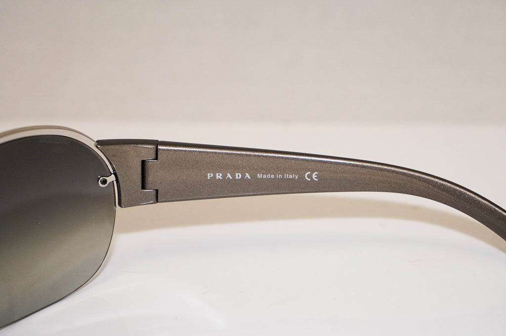 PRADA Mens Designer Sunglasses Grey Shield SPS 53G 1BC-5D1 14632