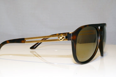 VERSACE Mens Mirror Designer Sunglasses Brown Aviator MOD 4312 5181/4T 17294