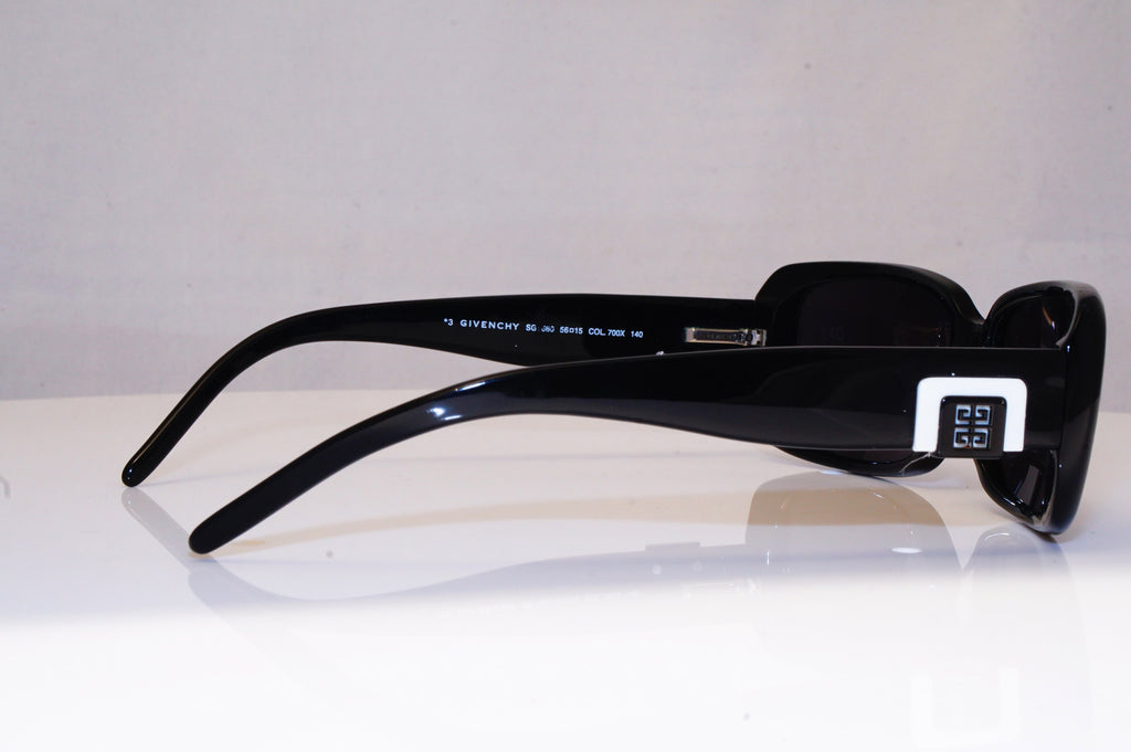 GIVENCHY Womens Designer Sunglasses Black Rectangle SG 660 700X 17298