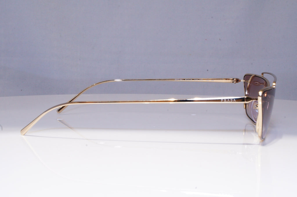PRADA Womens Boxed Designer Sunglasses Gold NEW JOURNAL SPR 64U ZVN-400 20403